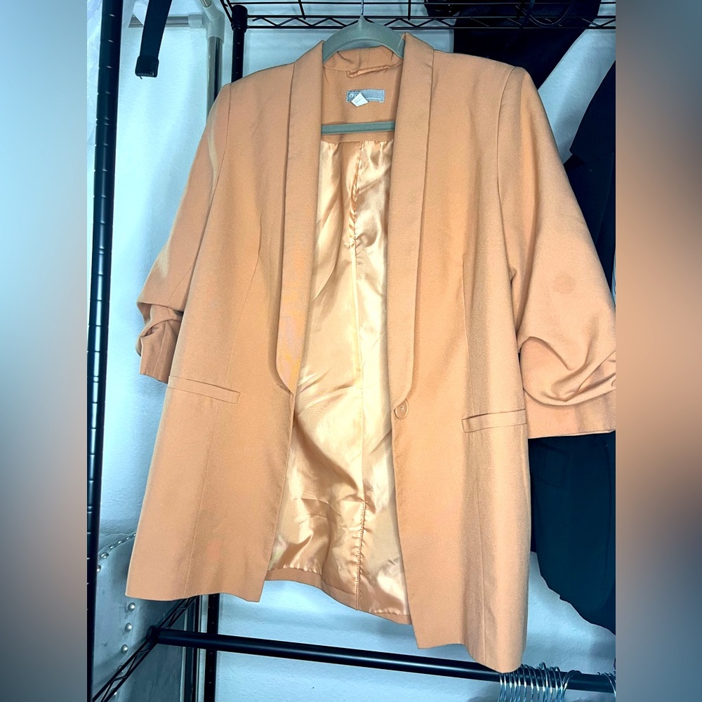 Peach blazer